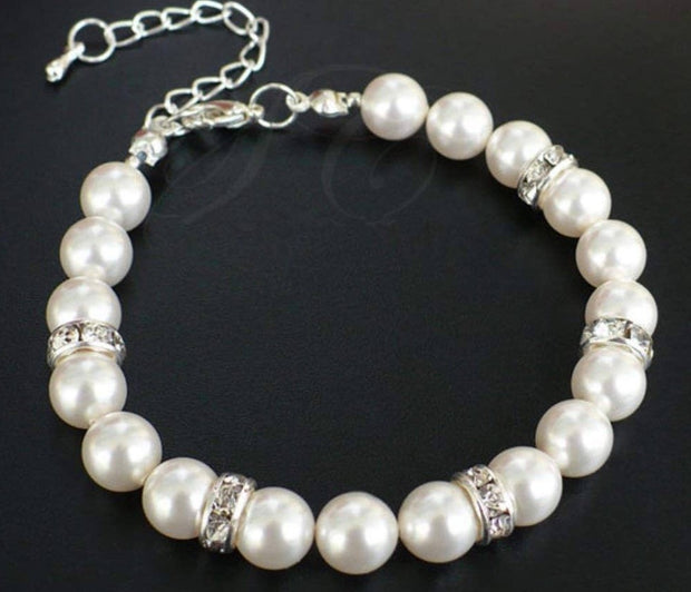 Beads, Jewelry Spacer Beads (Silver color, 10 beads)