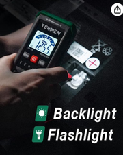 Tesmen Multimeter TM-510, 4000 Counts, Smart Measurement, Color Green