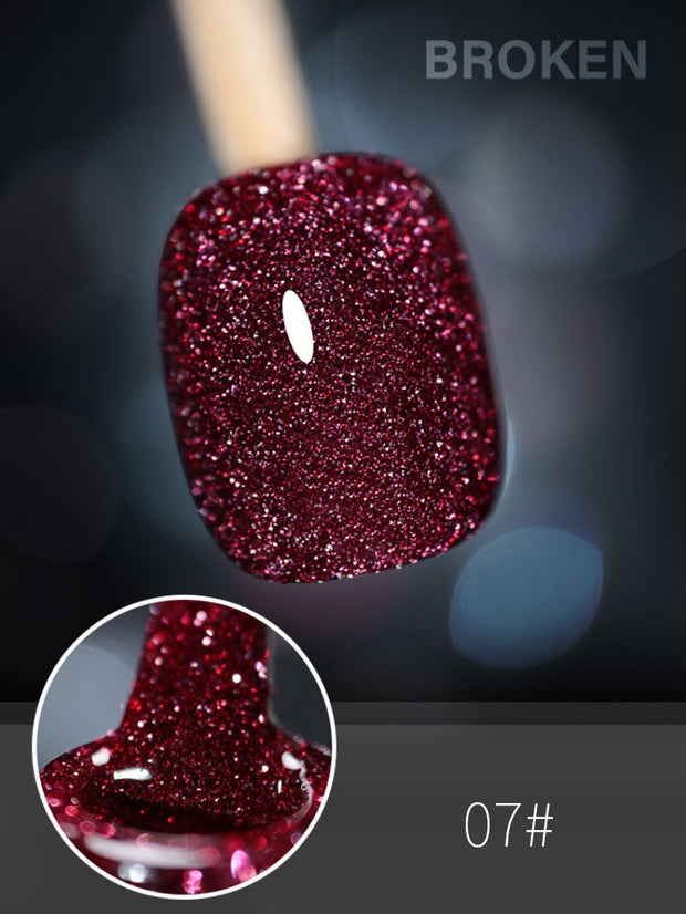 Crystal Diamond Metallic Powder Nail Polish - MagicSkinTech