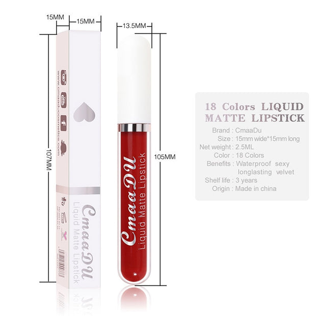 Long Lasting Velvet Matte Lip Gloss - MagicSkinTech