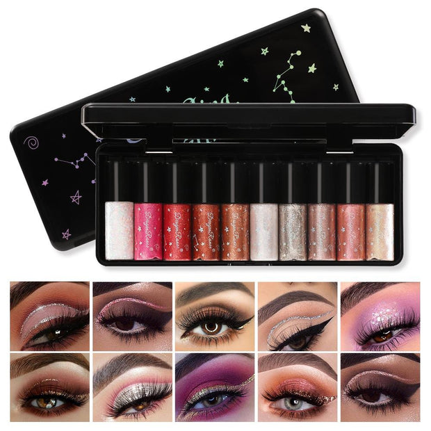 Liquid Diamond Pearlescent Metallic Glitter Eyeshadow - MagicSkinTech