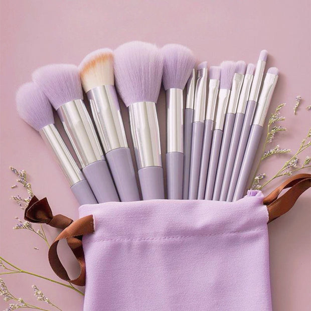 13Pcs Soft Fluffy Makeup Brushes Set - MagicSkinTech