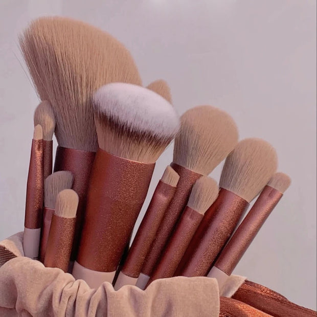 13Pcs Soft Fluffy Makeup Brushes Set - MagicSkinTech