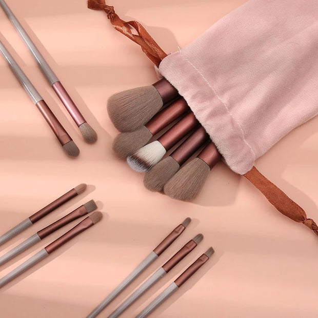 13Pcs Soft Fluffy Makeup Brushes Set - MagicSkinTech