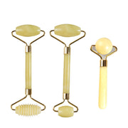 Natural Jade Face Roller Masssager Set - MagicSkinTech